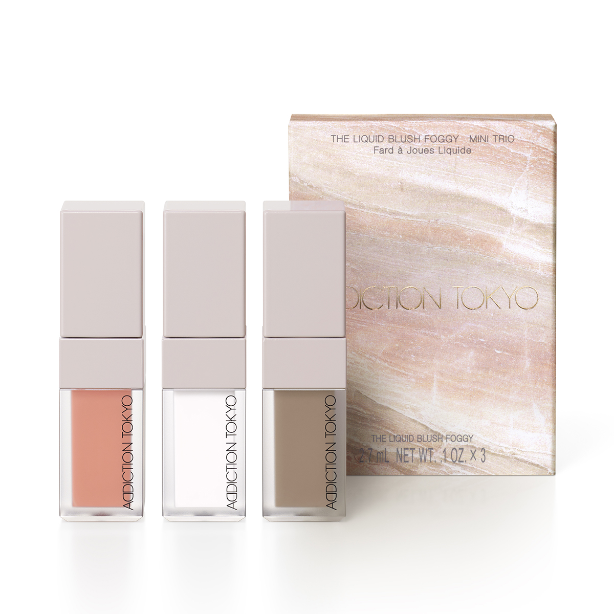 ADDICTION TOKYO　THE LIQUID BLUSH FOGGY MINI TRIO 102